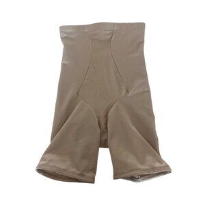 Miraclesuit Beige High-Waisted Compression Shaping Shorts